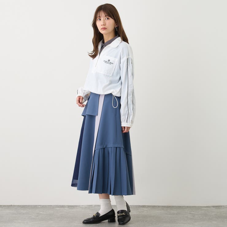 トラックハーフジッププルオーバー | NICOLE | 詳細画像17 