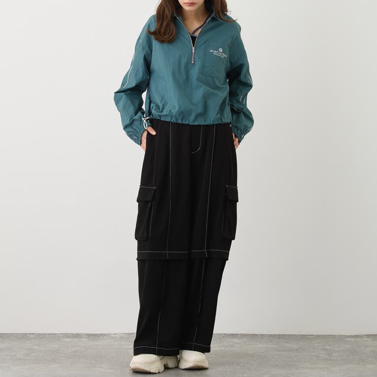 トラックハーフジッププルオーバー | NICOLE | 詳細画像18 