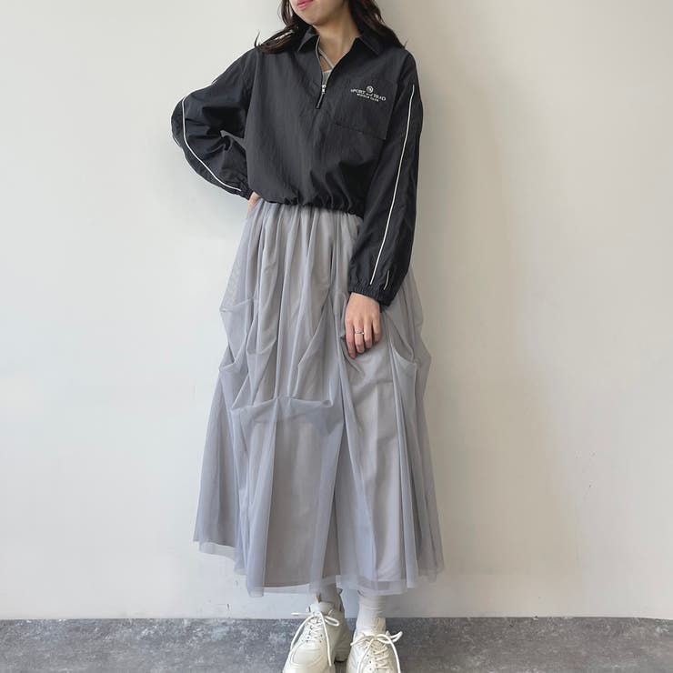 トラックハーフジッププルオーバー | NICOLE | 詳細画像19 