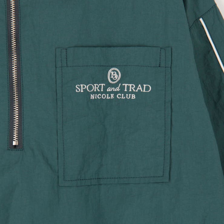 トラックハーフジッププルオーバー | NICOLE | 詳細画像8 