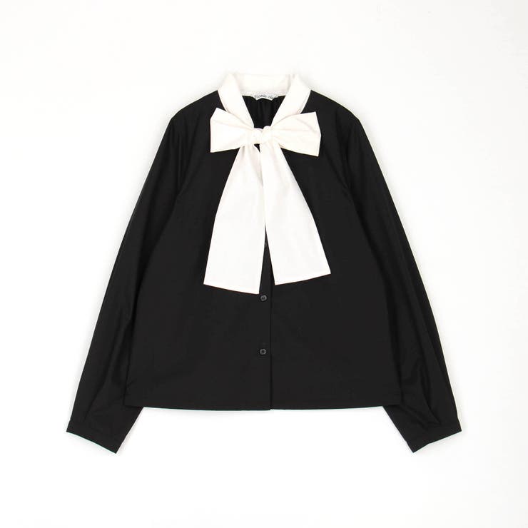 ハイショクリボンボウタイブラウス | NICOLE | 詳細画像3 