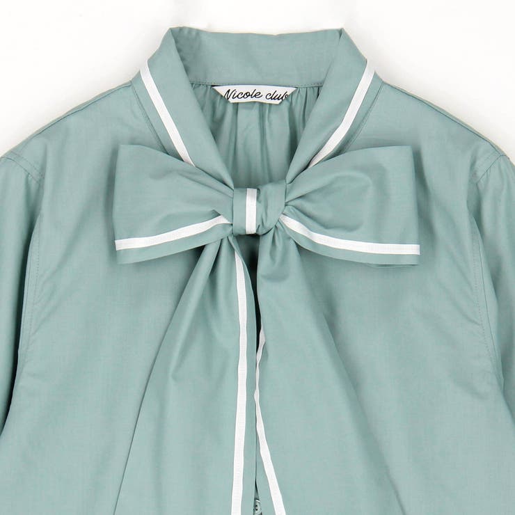 ハイショクリボンボウタイブラウス | NICOLE | 詳細画像6 