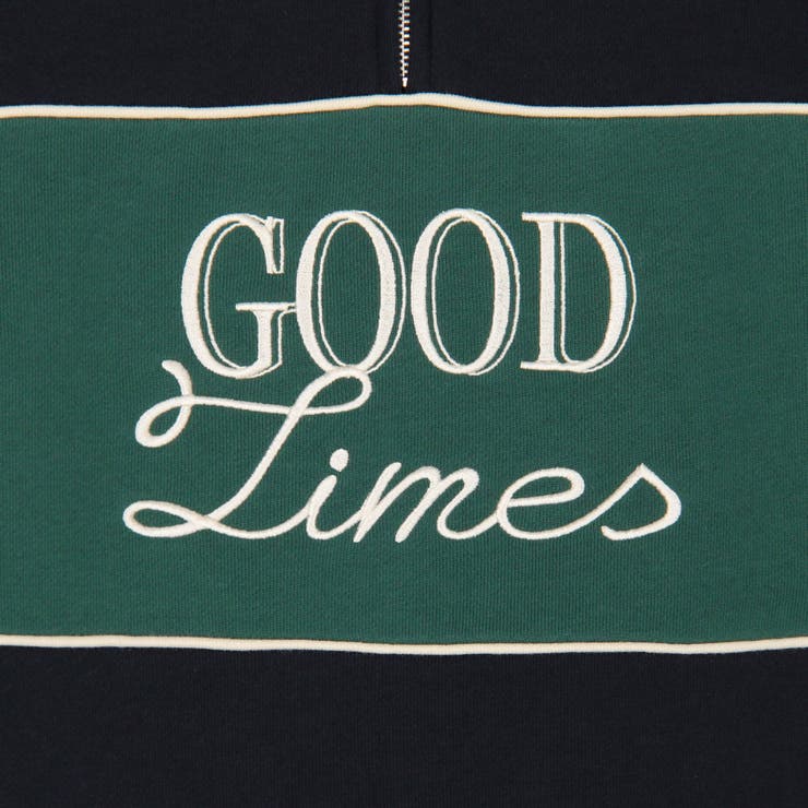 ZIP付きバイカラー刺繍スウェット | NICOLE | 詳細画像10 