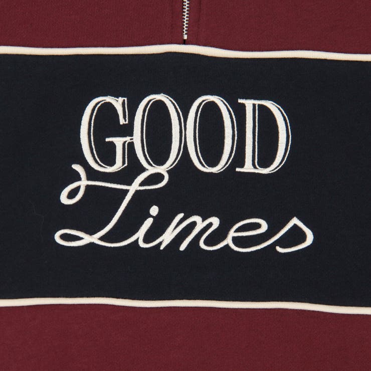 ZIP付きバイカラー刺繍スウェット | NICOLE | 詳細画像8 