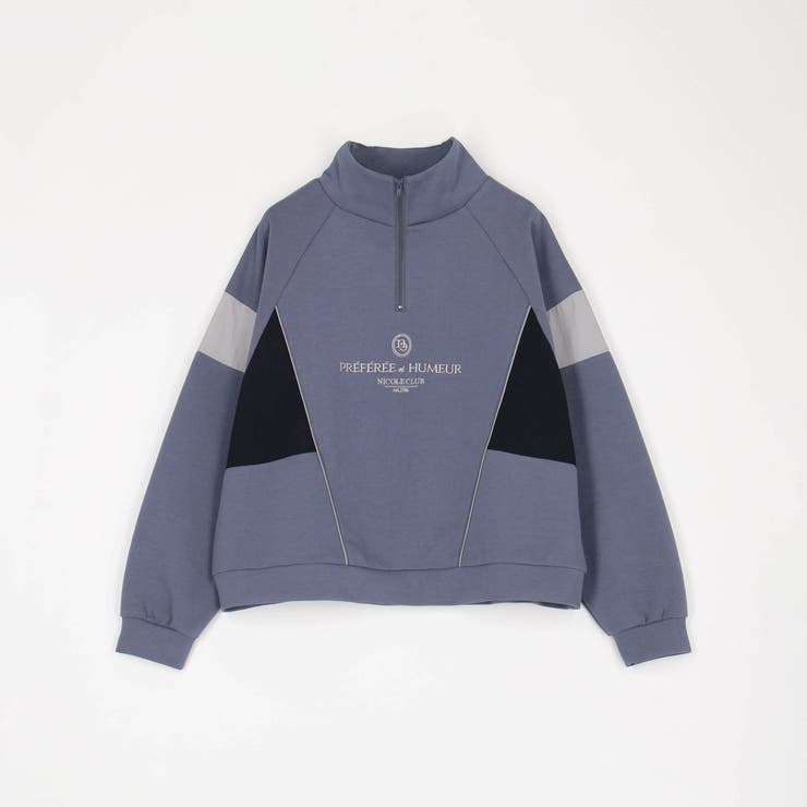 スタンドドッキングハーフジップ | NICOLE | 詳細画像4 