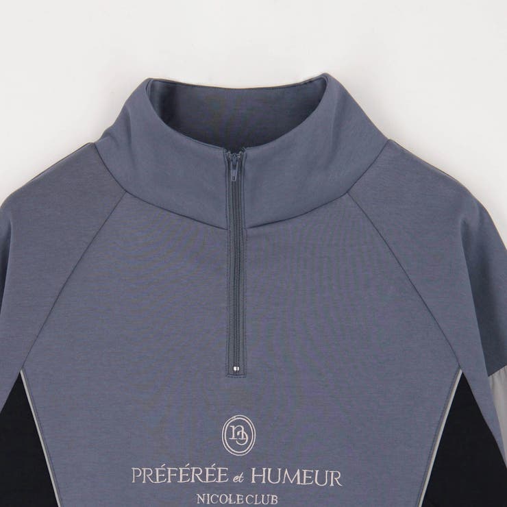 スタンドドッキングハーフジップ | NICOLE | 詳細画像6 