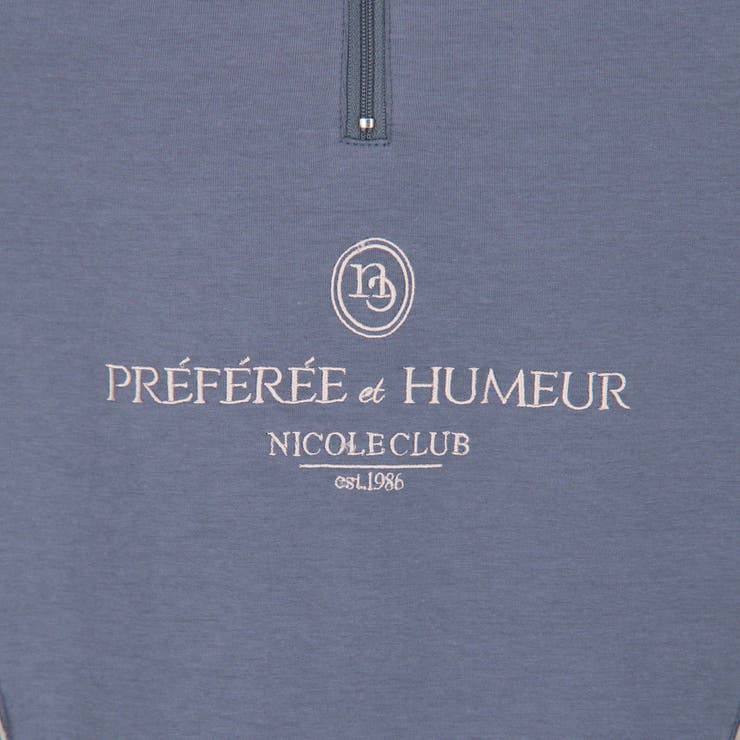 スタンドドッキングハーフジップ | NICOLE | 詳細画像8 