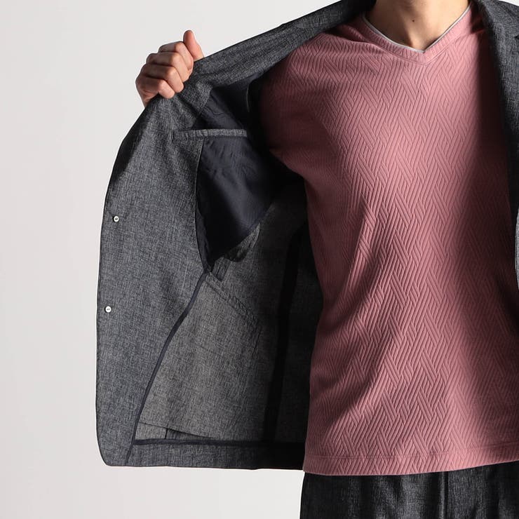 ブライトシャンブレー ２Ｂジャケット | NICOLE | 詳細画像14 