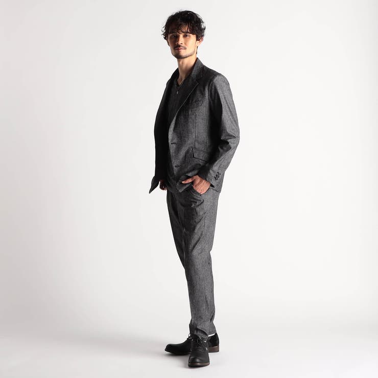 ブライトシャンブレー ２Ｂジャケット | NICOLE | 詳細画像3 