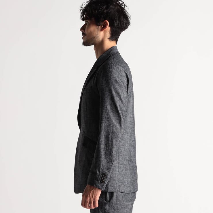 ブライトシャンブレー ２Ｂジャケット | NICOLE | 詳細画像6 