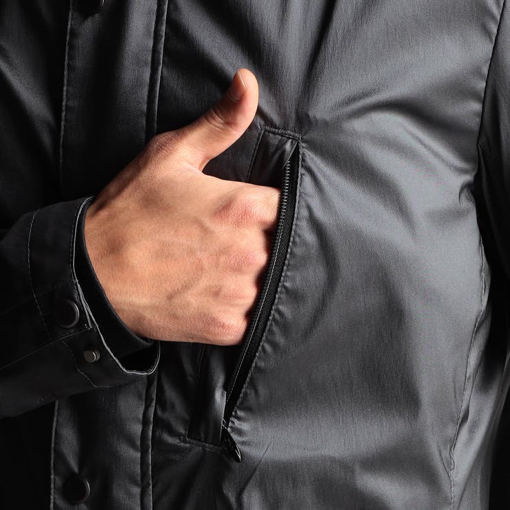 ストレッチシャンブレー スタンドブルゾン | NICOLE | 詳細画像11 