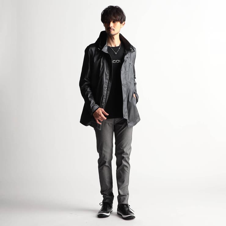 ストレッチシャンブレー スタンドブルゾン | NICOLE | 詳細画像2 