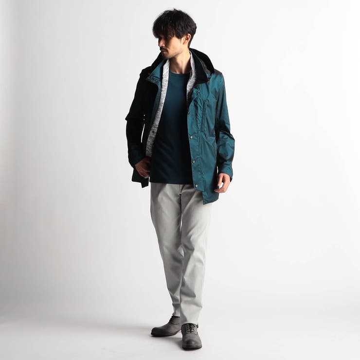 ストレッチシャンブレー スタンドブルゾン | NICOLE | 詳細画像4 