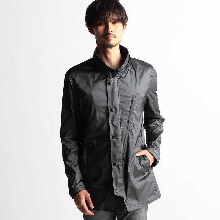 ストレッチシャンブレー スタンドブルゾン | NICOLE | 詳細画像6 