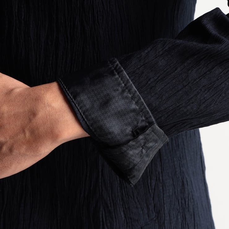 エステルクレープ スタンドカラーカヴァーオールジャケット | NICOLE | 詳細画像14 