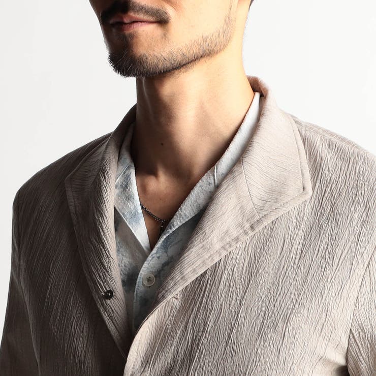 エステルクレープ スタンドカラーカヴァーオールジャケット | NICOLE | 詳細画像9 