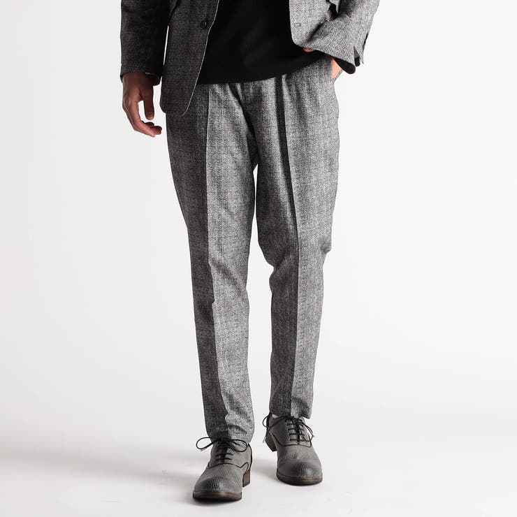 29グレー | ブライトシャンブレー イージースラックス | NICOLE