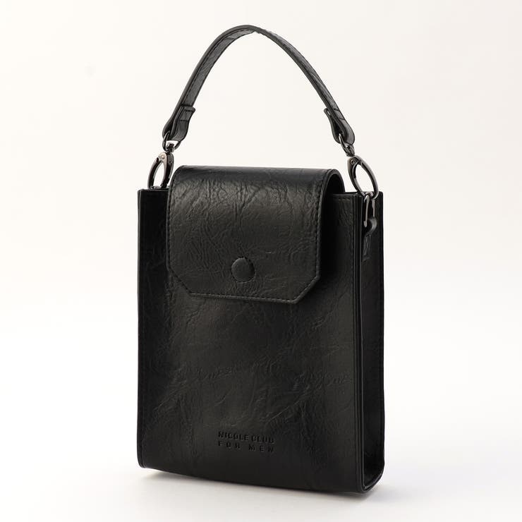 49ブラック | 2WAYフラップミニバッグ | NICOLE