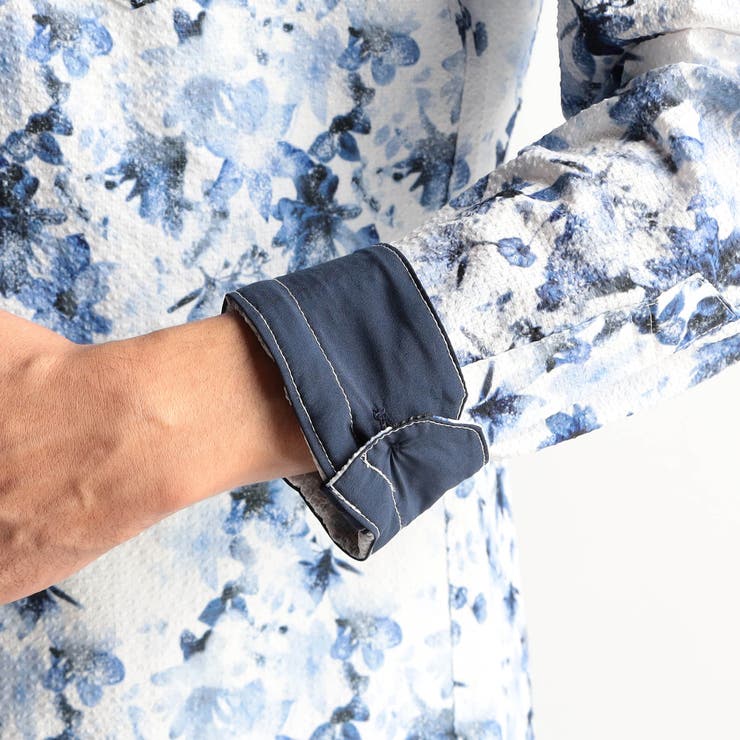 アラカルトプリント スタンドカラーシャツ | NICOLE | 詳細画像16 