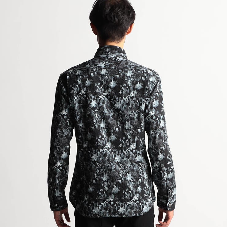 アラカルトプリント スタンドカラーシャツ | NICOLE | 詳細画像7 