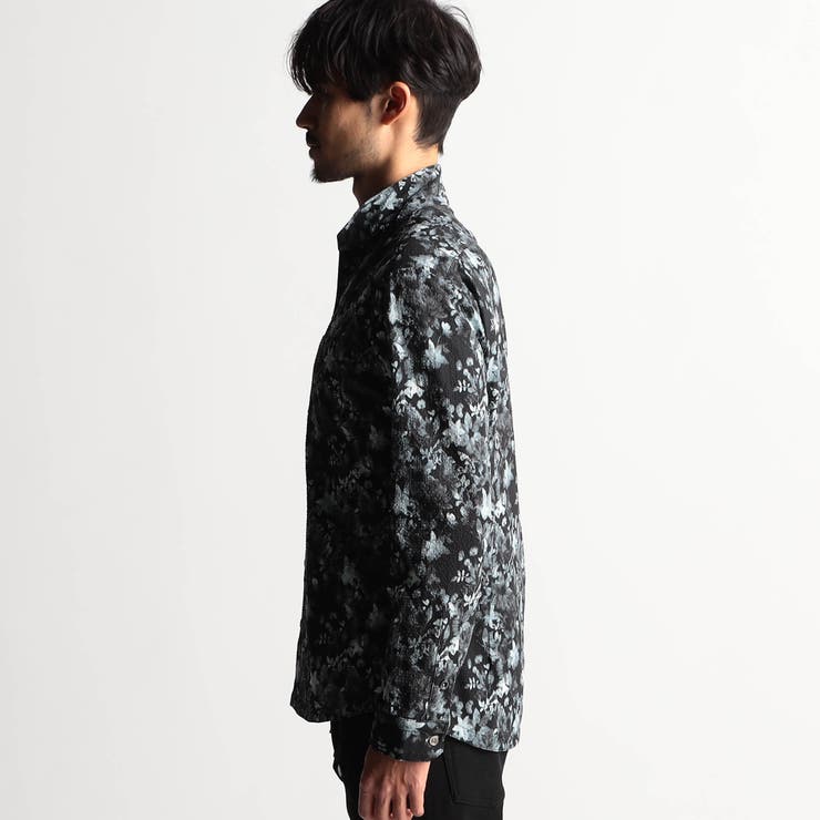 アラカルトプリント スタンドカラーシャツ | NICOLE | 詳細画像8 