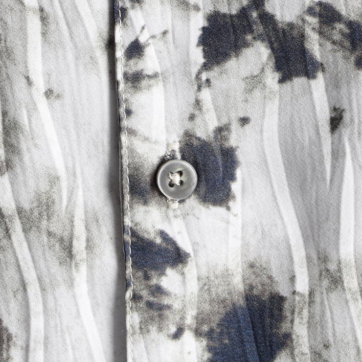 アラカルトプリント ７分袖ショートスタンドカラーシャツ | NICOLE | 詳細画像17 