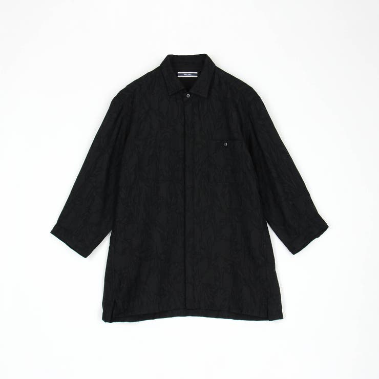 【RIELABO】シアージャカード ７分袖ショートレギュラーカラーシャツ | NICOLE | 詳細画像10 