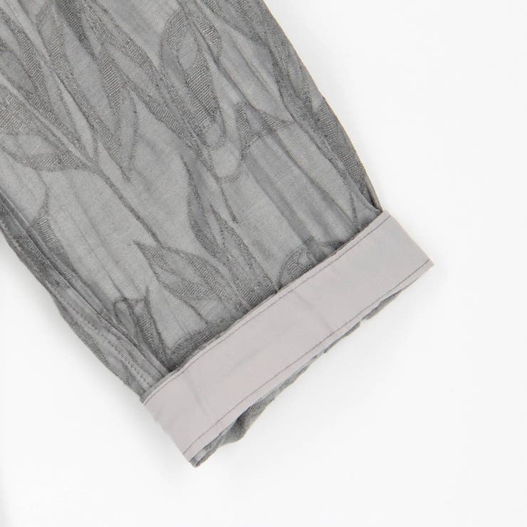 【RIELABO】シアージャカード ７分袖ショートレギュラーカラーシャツ | NICOLE | 詳細画像15 