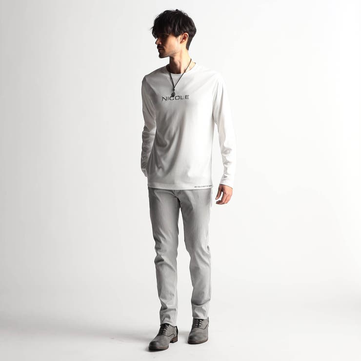 ロゴ刺繍長袖Tシャツ | NICOLE | 詳細画像3 