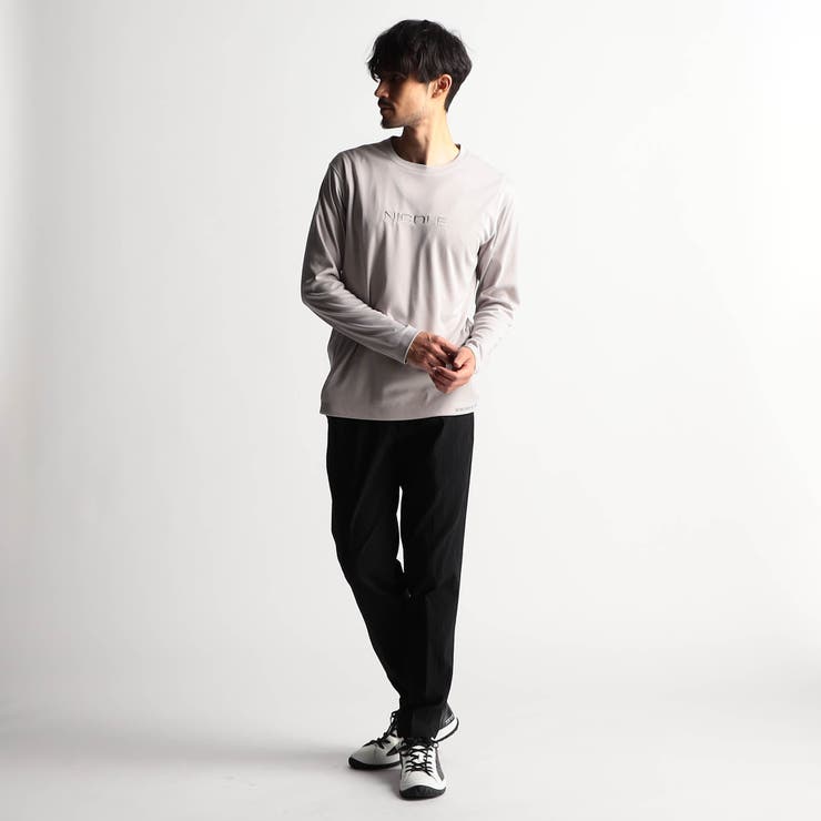ロゴ刺繍長袖Tシャツ[品番：NICW0006351]｜NICOLE（ニコル）のメンズ
