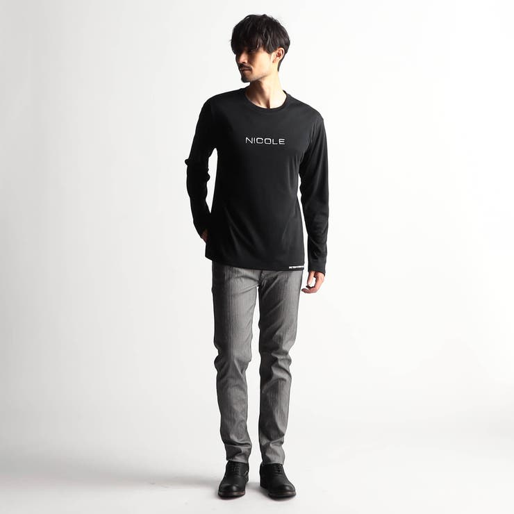 ロゴ刺繍長袖Tシャツ | NICOLE | 詳細画像5 