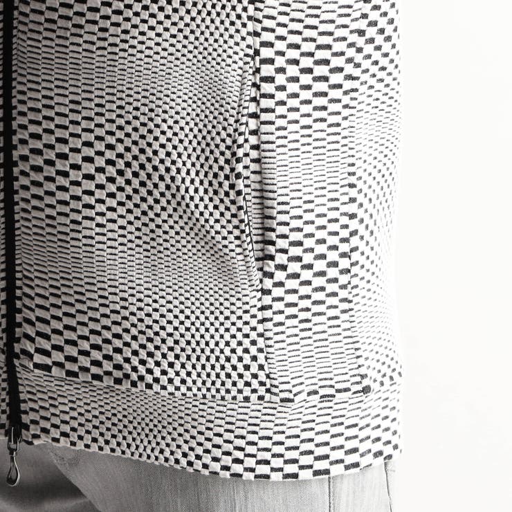 ジオメトリックジャガードフードパーカー | NICOLE | 詳細画像12 