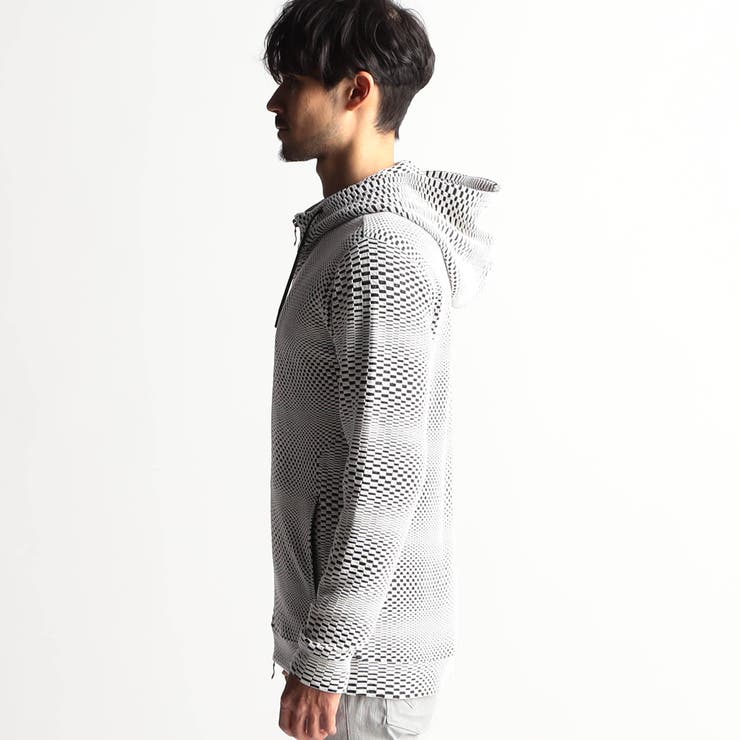 ジオメトリックジャガードフードパーカー | NICOLE | 詳細画像8 