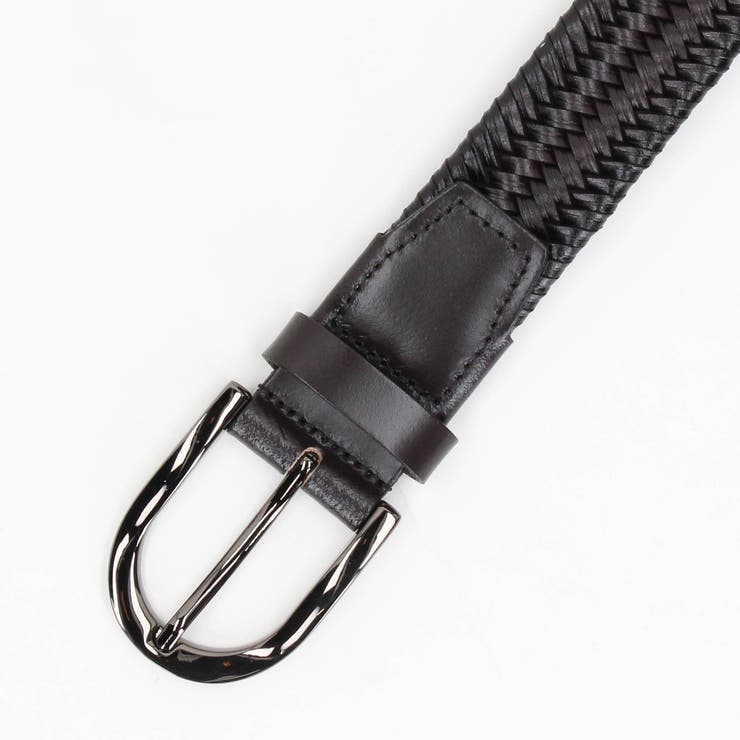 17ダークブラウン | ストレッチメッシュベルト | NICOLE