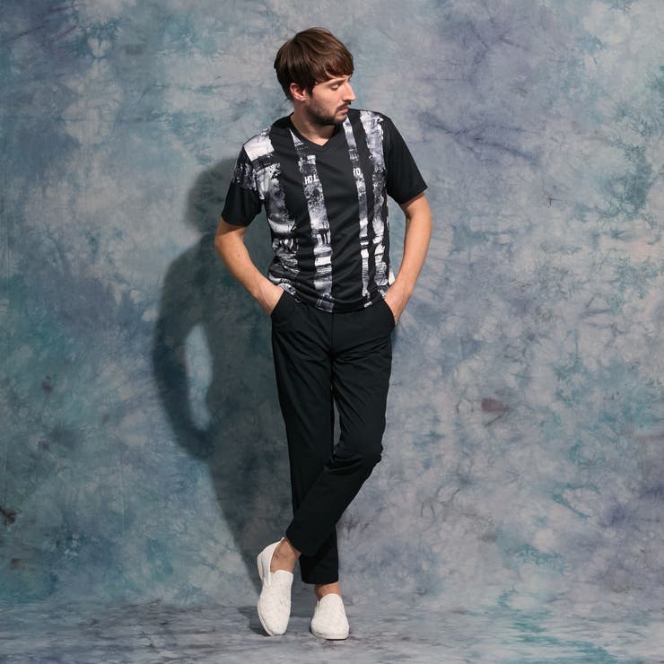 フォトラインアラカルトVネック半袖Ｔシャツ | NICOLE | 詳細画像5 