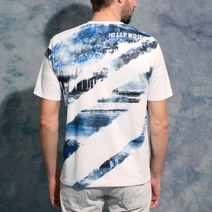 フォトラインアラカルトVネック半袖Ｔシャツ | NICOLE | 詳細画像8 