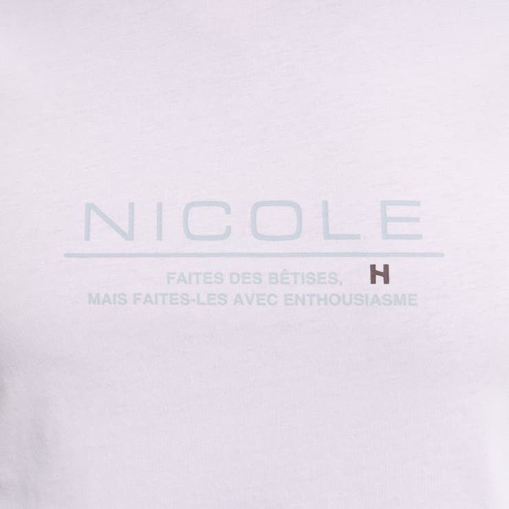 激シルケットVネック半袖Ｔシャツ | NICOLE | 詳細画像12 