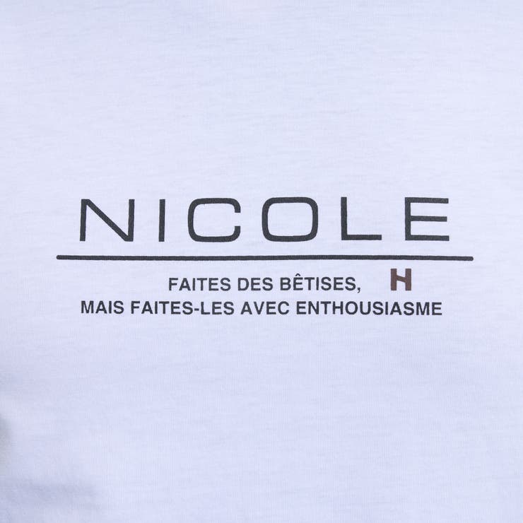 激シルケットVネック半袖Ｔシャツ | NICOLE | 詳細画像13 
