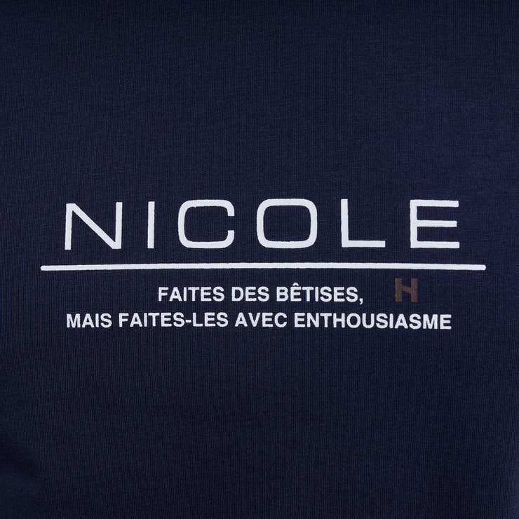 激シルケットVネック半袖Ｔシャツ | NICOLE | 詳細画像15 