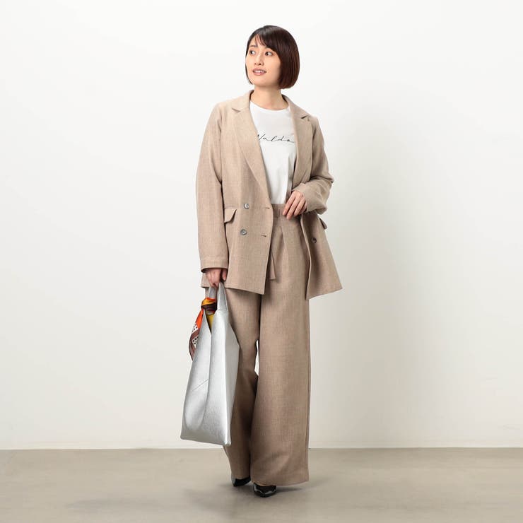 【WALDO】麻調ワイドパンツ | NICOLE | 詳細画像2 