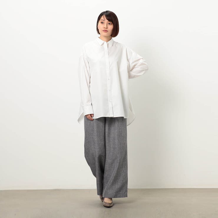 【WALDO】麻調ワイドパンツ | NICOLE | 詳細画像3 