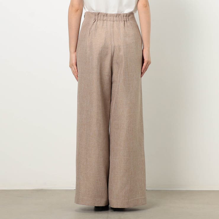 【WALDO】麻調ワイドパンツ | NICOLE | 詳細画像4 