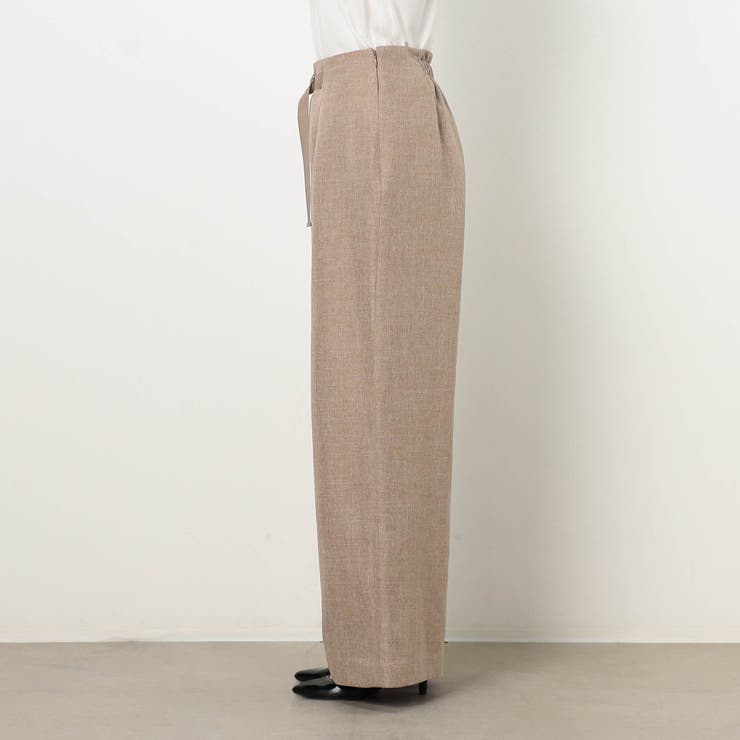 【WALDO】麻調ワイドパンツ | NICOLE | 詳細画像5 