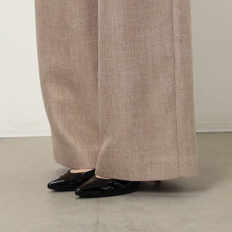 【WALDO】麻調ワイドパンツ | NICOLE | 詳細画像9 