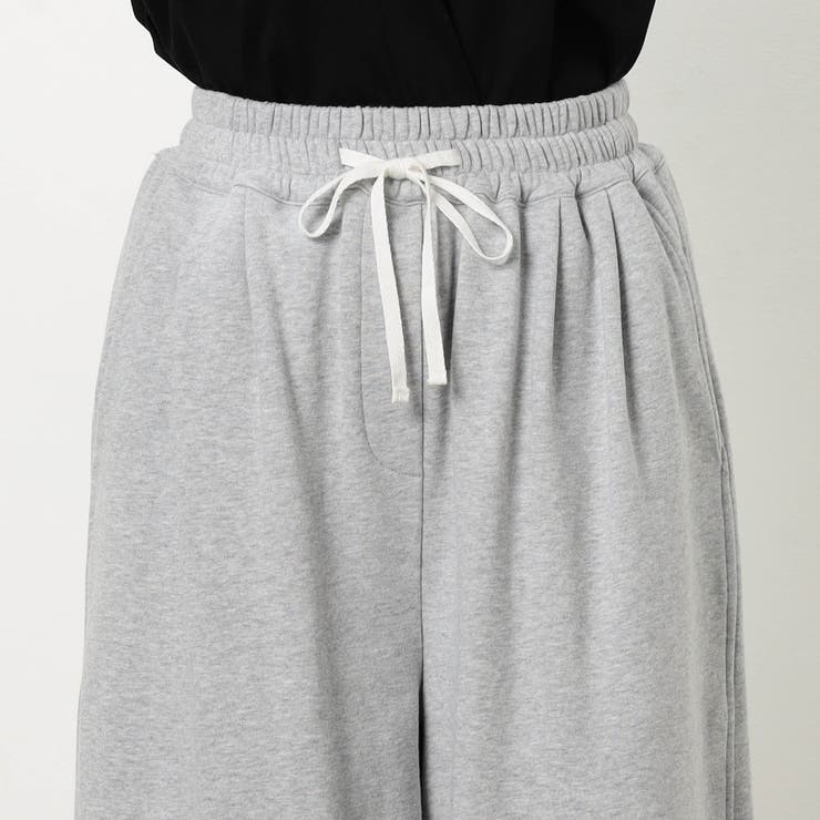 【WALDO】ミニ裏毛ワイドパンツ | NICOLE | 詳細画像6 