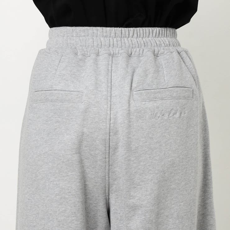 【WALDO】ミニ裏毛ワイドパンツ | NICOLE | 詳細画像7 