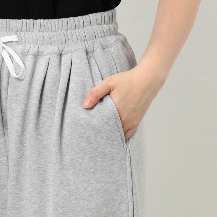 【WALDO】ミニ裏毛ワイドパンツ | NICOLE | 詳細画像8 