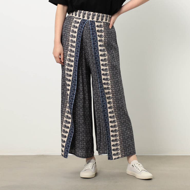 【WALDO】パネル柄プリントパンツ | NICOLE | 詳細画像1 