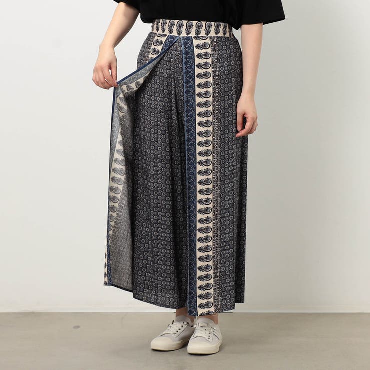 【WALDO】パネル柄プリントパンツ | NICOLE | 詳細画像12 