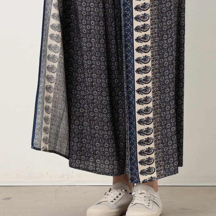 【WALDO】パネル柄プリントパンツ | NICOLE | 詳細画像13 